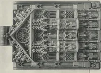 An illustration from Documents de ferronnerie ancienne du XIIe au XVIIIe siècle : recueil de 40 planches comprenant plus de 100 documents de ferronnerie monumentale et de serrurerie fine ... (1922)