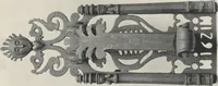Picture 38 of 65 from Documents de ferronnerie ancienne du XIIe au XVIIIe siècle : recueil de 40 planches comprenant plus de 100 documents de ferronnerie monumentale et de serrurerie fine ... (1922), leaf 27