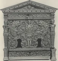 An illustration from Documents de ferronnerie ancienne du XIIe au XVIIIe siècle : recueil de 40 planches comprenant plus de 100 documents de ferronnerie monumentale et de serrurerie fine ... (1922)