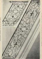 An illustration from Documents de ferronnerie ancienne du XIIe au XVIIIe siècle : recueil de 40 planches comprenant plus de 100 documents de ferronnerie monumentale et de serrurerie fine ... (1922)