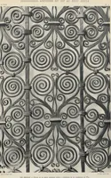 An illustration from Documents de ferronnerie ancienne du XIIe au XVIIIe siècle : recueil de 40 planches comprenant plus de 100 documents de ferronnerie monumentale et de serrurerie fine ... (1922)