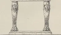 An illustration from Etchings, representing the best examples of ancient ornamental architecture : drawn from the originals in Rome, and other parts of Italy, during the years 1794, 1795 and 1796. by Charles Heathcote Tatham, architect facsimile reproduction by photo-lithography (1890)