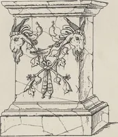 Picture 15 of 65 from Etchings, representing the best examples of ancient ornamental architecture : drawn from the originals in Rome, and other parts of Italy, during the years 1794, 1795 and 1796. by Charles Heathcote Tatham, architect facsimile reproduction by photo-lithography (1890), leaf 20