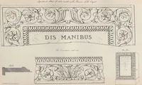 Picture 19 of 65 from Etchings, representing the best examples of ancient ornamental architecture : drawn from the originals in Rome, and other parts of Italy, during the years 1794, 1795 and 1796. by Charles Heathcote Tatham, architect facsimile reproduction by photo-lithography (1890), leaf 26