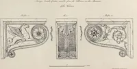 Picture 25 of 65 from Etchings, representing the best examples of ancient ornamental architecture : drawn from the originals in Rome, and other parts of Italy, during the years 1794, 1795 and 1796. by Charles Heathcote Tatham, architect facsimile reproduction by photo-lithography (1890), leaf 39