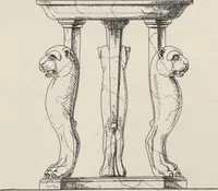 Picture 31 of 65 from Etchings, representing the best examples of ancient ornamental architecture : drawn from the originals in Rome, and other parts of Italy, during the years 1794, 1795 and 1796. by Charles Heathcote Tatham, architect facsimile reproduction by photo-lithography (1890), leaf 52