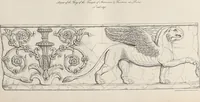 Picture 38 of 65 from Etchings, representing the best examples of ancient ornamental architecture : drawn from the originals in Rome, and other parts of Italy, during the years 1794, 1795 and 1796. by Charles Heathcote Tatham, architect facsimile reproduction by photo-lithography (1890), leaf 62