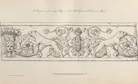 Picture 49 of 65 from Etchings, representing the best examples of ancient ornamental architecture : drawn from the originals in Rome, and other parts of Italy, during the years 1794, 1795 and 1796. by Charles Heathcote Tatham, architect facsimile reproduction by photo-lithography (1890), leaf 77