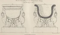 Picture 52 of 65 from Etchings, representing the best examples of ancient ornamental architecture : drawn from the originals in Rome, and other parts of Italy, during the years 1794, 1795 and 1796. by Charles Heathcote Tatham, architect facsimile reproduction by photo-lithography (1890), leaf 87