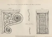 Picture 53 of 65 from Etchings, representing the best examples of ancient ornamental architecture : drawn from the originals in Rome, and other parts of Italy, during the years 1794, 1795 and 1796. by Charles Heathcote Tatham, architect facsimile reproduction by photo-lithography (1890), leaf 88