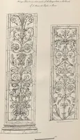 An illustration from Etchings, representing the best examples of ancient ornamental architecture : drawn from the originals in Rome, and other parts of Italy, during the years 1794, 1795 and 1796. by Charles Heathcote Tatham, architect facsimile reproduction by photo-lithography (1890)