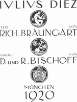 Picture 3 of 108 from Iulius Diez / Text von Rich. Braungart (1920), leaf 11
