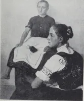 An illustration from Képes tárgymutató : a József Főherceg és Auguszta Főhercegasszony ő fenségeik védősége alatt álló sárosi mũvészi sorsjáték kiállításáról / szerkesztette, Lesskó János biz. titkár. (1915)
