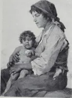 An illustration from Képes tárgymutató : a József Főherceg és Auguszta Főhercegasszony ő fenségeik védősége alatt álló sárosi mũvészi sorsjáték kiállításáról / szerkesztette, Lesskó János biz. titkár. (1915)