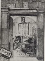 Picture 2 of 7 from Bosznay István, Borszéky Frigyes, Hesshaimer Lajos, Komáromi Kacz Endre, Komáromy Kacz Endréné, Makoldy József és Vass Elemér gyűjteméneiből : rendezett csoportkiállitás : katalogusa (1918), leaf 14