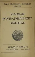 An illustration from Magyar egyhazmuveszeti kiallitas : [Alberth Ferenc, Angyalffy Erzsébet, Balló Ede ... et al.] / [essay, Déry Béla] (1919)