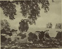 An illustration from Catalogue of the fifty-third annual exhibition of the American Water Color Society (1920)