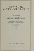 Picture 2 of 3 from New York Water Color Club : twenty-fifth annual exhibition, November 7th to November 29th (1914), leaf 2