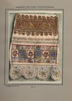 Picture 21 of 38 from Czecho-slovak peasant art ... : peasant embroideries, lace and wall decorations (1921), leaf 22