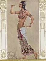 Picture 2 of 8 from Aphrodite : a romance of ancient Egypt / play by Pierre Frondaie and George C. Hazelton ; founded on the novel [by] Pierre Louys ; story novelized by William A. Page ; book illustrated by Carl Link (1919), leaf 8