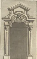 Picture 16 of 21 from Studio d'architettura civile / invenzione disegno, ed intaglio di Filippo Vasconi, cittadino Rom° ... [i.e., Romano] (1725), leaf 16