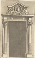 An illustration from Studio d'architettura civile / invenzione disegno, ed intaglio di Filippo Vasconi, cittadino Rom° ... [i.e., Romano] (1725)