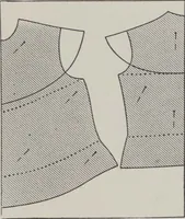 An illustration from Patterns for blouses and dresses (1917)