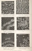 An illustration from Antique laces of American collectors : Volume 2 / text by Frances Morris & Marian Hague (1920)