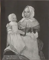 An illustration from Antique laces of American collectors : Volume 2 / text by Frances Morris & Marian Hague (1920)
