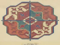 Picture 1 of 42 from Original drawings of Turkoman rug designs / Amos Batemann Thacher (1940), leaf 1