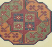 Picture 14 of 42 from Original drawings of Turkoman rug designs / Amos Batemann Thacher (1940), leaf 15