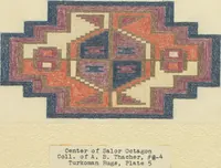 Picture 17 of 42 from Original drawings of Turkoman rug designs / Amos Batemann Thacher (1940), leaf 19