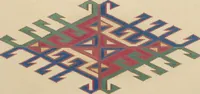 An illustration from Original drawings of Turkoman rug designs / Amos Batemann Thacher (1940)