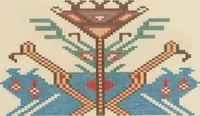 An illustration from Original drawings of Turkoman rug designs / Amos Batemann Thacher (1940)