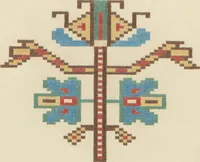 An illustration from Original drawings of Turkoman rug designs / Amos Batemann Thacher (1940)