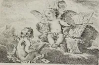 Picture 2 of 4 from Lettres à Madame ** sur les peintures, les sculptures et les gravures, exposées dans le Sallon du Louvre en 1763 (1763), leaf 9