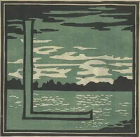 Picture 12 of 26 from Letters designed and cut on linoleum blocks / by the Lettering class of Teachers College, Columbia University, 1920 (1920), leaf 15