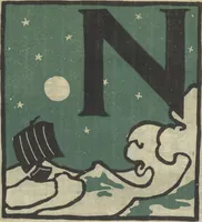 Picture 14 of 26 from Letters designed and cut on linoleum blocks / by the Lettering class of Teachers College, Columbia University, 1920 (1920), leaf 17