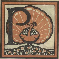 Picture 16 of 26 from Letters designed and cut on linoleum blocks / by the Lettering class of Teachers College, Columbia University, 1920 (1920), leaf 19