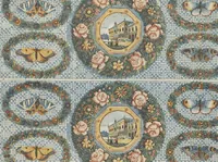 Picture 1 of 5 from Collection of Dutch and Italian decorated papers from the 18th century (1700), leaf 3