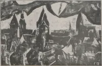 An illustration from Christian Rohlfs : fünftes Buch der Galerie Goyert, Köln a. Rhein (1921)