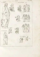 Picture 13 of 63 from Recherches sur les costumes, les moeurs, les usages religieux, civils et militaires des anciens peuples : [Volume 2] / par J. Mailliot, ... publié par P. Martin (1809), leaf 207