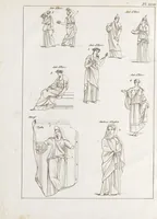 Picture 35 of 63 from Recherches sur les costumes, les moeurs, les usages religieux, civils et militaires des anciens peuples : [Volume 2] / par J. Mailliot, ... publié par P. Martin (1809), leaf 410