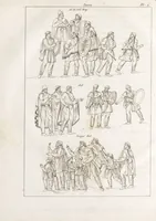 An illustration from Recherches sur les costumes, les moeurs, les usages religieux, civils et militaires des anciens peuples : [Volume 2] / par J. Mailliot, ... publié par P. Martin (1809)