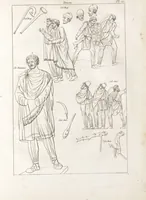 An illustration from Recherches sur les costumes, les moeurs, les usages religieux, civils et militaires des anciens peuples : [Volume 2] / par J. Mailliot, ... publié par P. Martin (1809)