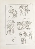 An illustration from Recherches sur les costumes, les moeurs, les usages religieux, civils et militaires des anciens peuples : [Volume 2] / par J. Mailliot, ... publié par P. Martin (1809)
