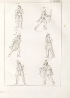 Picture 55 of 63 from Recherches sur les costumes, les moeurs, les usages religieux, civils et militaires des anciens peuples : [Volume 2] / par J. Mailliot, ... publié par P. Martin (1809), leaf 605