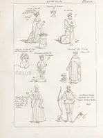 An illustration from Recherches sur les costumes, les moeurs, les usages religieux, civils et militaires des anciens peuples : [Volume 3] / par J. Mailliot, ... publié par P. Martin (1809)