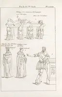 An illustration from Recherches sur les costumes, les moeurs, les usages religieux, civils et militaires des anciens peuples : [Volume 3] / par J. Mailliot, ... publié par P. Martin (1809)