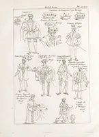 Picture 66 of 77 from Recherches sur les costumes, les moeurs, les usages religieux, civils et militaires des anciens peuples : [Volume 3] / par J. Mailliot, ... publié par P. Martin (1809), leaf 348